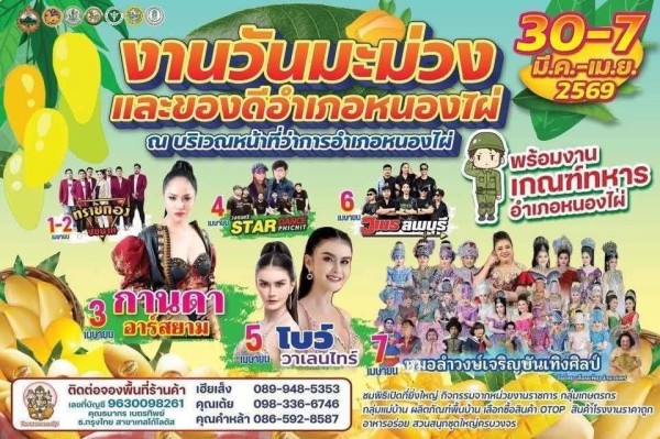 สื่อจับตา “ล็อกขายของงานวันมะม่วงหนองไผ่” ใครมีสิทธิ์เก็บเงิน? สื่อตั้งคำถามโปร่งใส