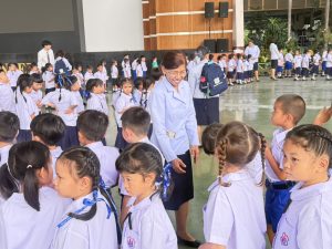 โรงเรียนมารีวิทย์วางแผนจัดการจราจรรับเปิดเทอมวันแรก
