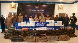นรข.เขต หนองคาย บูรณาการ หน่วยงานความมั่นคงในพื้นที่ ยึดยาบ้าล็อตใหญ่กว่า 1.59 ล้านเม็ด บริเวณริมแม่น้ำโขง พื้นที่ ต.โพนสา อ.ท่าบ่อ จ.หนองคาย