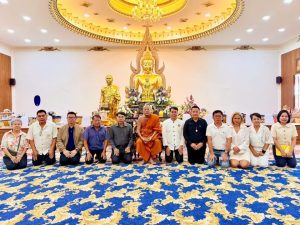 นายอำเภอกำแพงแสน เป็นประธานในพิธีทำบุญอุทิศให้บูรพาจารย์ ณ วัดเจริญราษฎร์บำรุง (หนองพงนก) ตำบลสระพัฒนา อำเภอกำแพงแสน จังหวัดนครปฐม