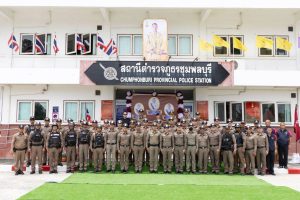 สุรินทร์-ผบก.ภ.จว.สุรินทร์ พร้อมด้วยผู้ทรงคุณวุฒิ ตร. ตรวจเยี่ยมบำรุงขวัญ 4 สถานีตำรวจ มอบพระบูชาจอมสุรินทร์ รุ่น “พิทักษ์แผ่นดินไทย”