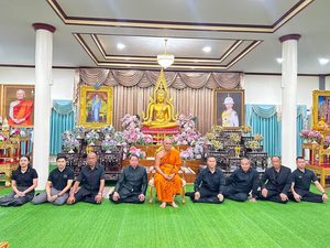 นายอำเภอดอนตูม เป็นประธานพิธีสวดพระพุทธมนต์และเจริญจิตตภาวนาอุทิศถวายพระราชกุศลแด่ สมเด็จพระนางเจ้าสิริกิติ์ พระบรมราชินีนาถ พระบรมราชชนนีพันปีหลวง และอุทิศถวายพระกุศลแด่ สมเด็จพระเจ้าลูกเธอ เจ้าฟ้าพัชรกิติยาภา นเรนทิราเทพยวดี กรมหลวงราชสาริณีสิริพัชร มหาวัชรราชธิดา ณ วัดสามง่าม (อรัญญิการาม) ตำบลสามง่าม อำเภอดอนตูม จังหวัดนครปฐม
