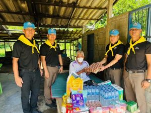 ตำรวจทางหลวง ร่วมส่งต่อความห่วงใย บรรเทาความเดือดร้อนผู้ป่วยยากไร้ จ.นครปฐม