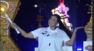 สกลนคร ชมพู่พรพรรณจุดคบเพลิงนักกีฬากรี๊ด กีฬา อปท.ภูพานเกมส์ ครั้งที่ 41 คน 2 หมื่นร่วม